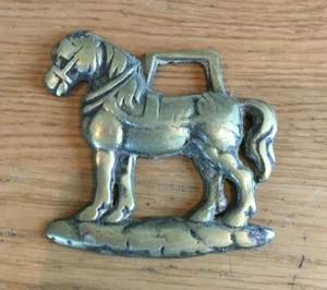 VINTAGE * HORSE PONY * HORSE BRASS * 3" TALL * - Picture 1 of 1