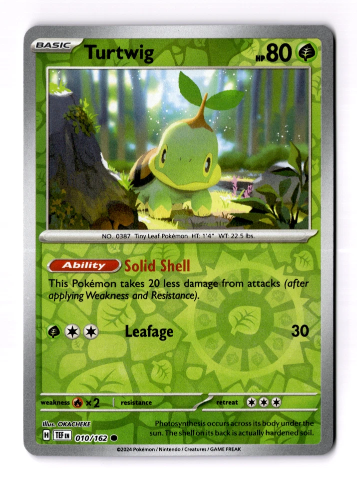 Turtwig 010/162 Sv05: Temporal Forces Reverse Holo - Image 1 of 3