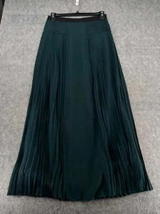 Ted Baker Green Womens Pleated Skirt Midi 2 - Picture 1 of 13