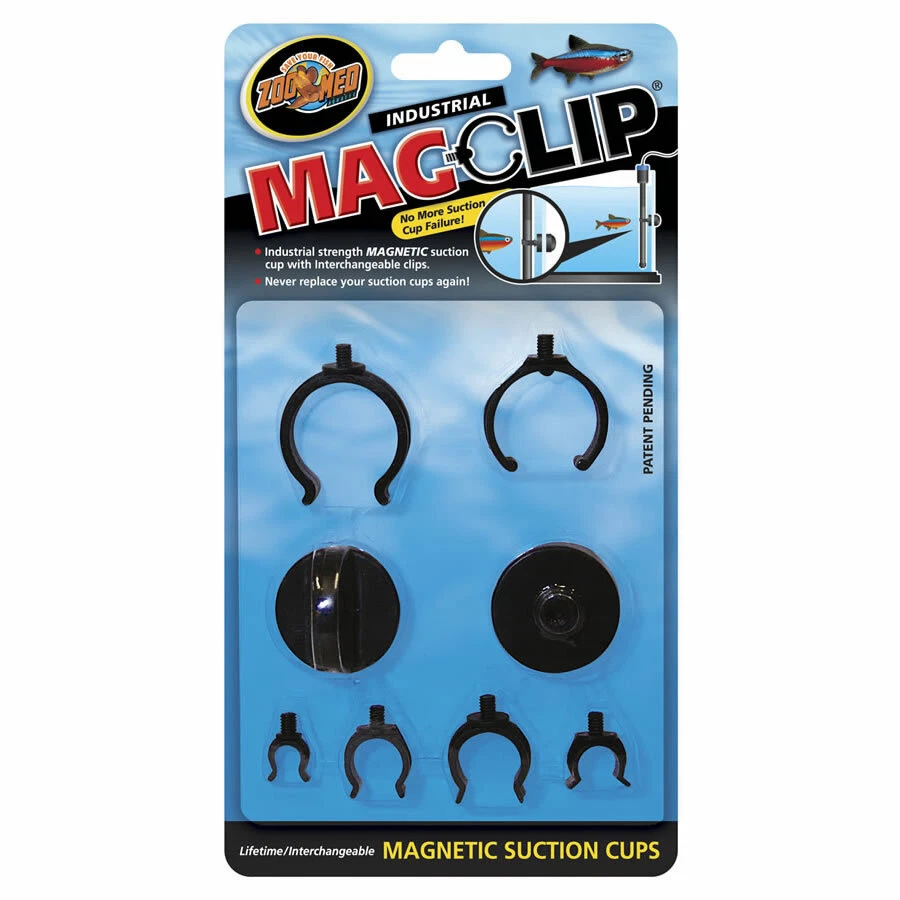 Zoo Med MagClip Magnetic Suction Cups Aquarium Terrarium Betta Tropical Heater