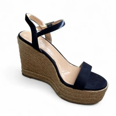 Sandalias de cuña alpargata azul marino Charles by Charles David talla 6M Foto 1 de 4