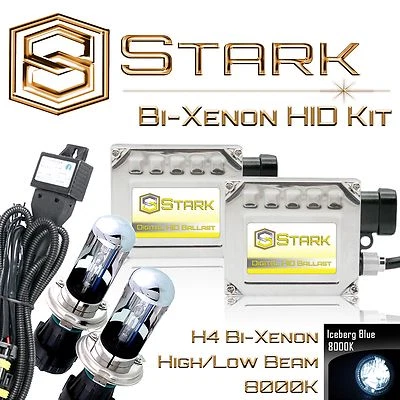 Stark 35W Bi-Xenon HID HiLo Headlight Mini Kit - H4 9003 - 8K Iceberg Blue (A) - Image 1 of 3