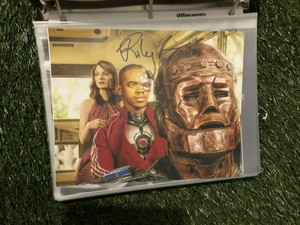 Doom Patrol Robotman Riley Shanahan signed 8x10 photo-guaranteed authentic