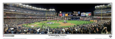 Póster panorámico de los Yankees Yankee Stadium 2009 campeones de la Serie Mundial #2062 Foto 1 de 4