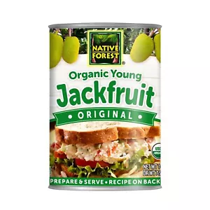 Organic Jackfruit Vegan Meat Alternative Pack of 6 Gluten Free Plant Based 14 Oz - Picture 1 of 6