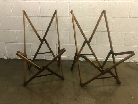 Pair of Very Rare Original 'Tripolina' Chairs by Joseph Fenby Pre WW2 FRAMES Cover
