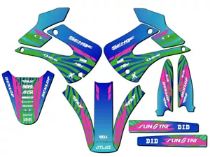 Kit de gráficos KX 85 TIGRE 2001-2013 verde Senge compatible con Kawasaki - Imagen 1 de 10
