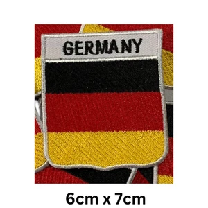 Escudo Alemania Bandera País Nombre Insignia Hierro en Coser en Parche Bordado - Imagen 1 de 3