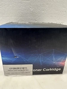 NEW MM 5 Toner Cartridges For 1250c 1350cnw 1355cn 1355cnw 2 Black 1 Cy Mag Yel - Picture 1 of 5