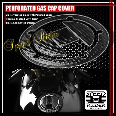 04-16 PROTECTOR TAPA COMBUSTIBLE TANQUE GASOLINA NEGRO PERFORADO SUZUKI GSXR-600/750/1000 Foto 1 de 4