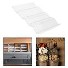 4 Pieces Spice Drawer Organizer Spice Rack Tray for