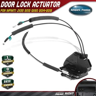 Atuador de trava de porta para Infiniti JX35 2013 QX60 2014-2018 passageiro traseiro direito destro - Imagem 1 de 4