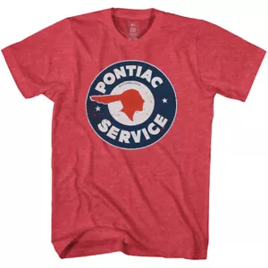 Pontiac Service Distressed Logo T-Shirt - Picture 1 of 1
