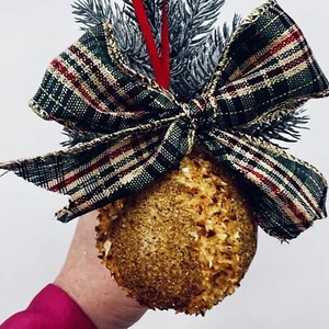 USA Handmade Ball Christmas Tree Ornaments 2026 Baltic Amber Magical Decor - Picture 1 of 9