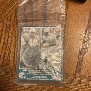 NFL Miami DOLPHINS Dick Anderson & Richmond Webb Commemorative Collectors Coin - Picture 1 of 3