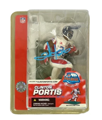 Clinton Portis autographed signed figure NFL Denver Broncos JSA COA Pro Bowl - Image 1 of 3
