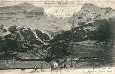 Ak*   Gruss von d.Hochalm i. Tirol - Grubenkar -Karwendel (AB)20436