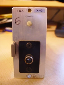 TOA X-01 Line Input Module - Unbalanced - Female RCA Jack - X-01R - Picture 1 of 2