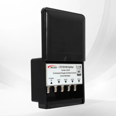 TV Aerial 4 Way Masthead Outdoor Splitter DC Pass 3 distribution - Image 1 of 4