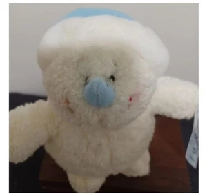 Juguete de peluche suave: muñeco de nieve - por Ganz Heritage Collection sombrero azul 7" de alto - Imagen 1 de 3