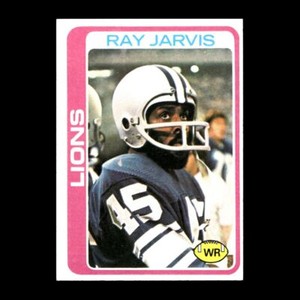 Ray Jarvis 1978 Topps Detroit Lions #467 R309F 3