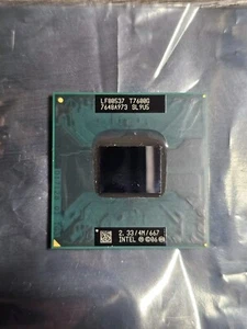 INTEL Core 2 Duo T7600G Overclockable CPU Merom SL9U5 2.333 GHz Socket M Laptop - Picture 1 of 2