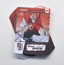 2018 BY cards IIHF WC Team Canada Full 27-Card Base Set