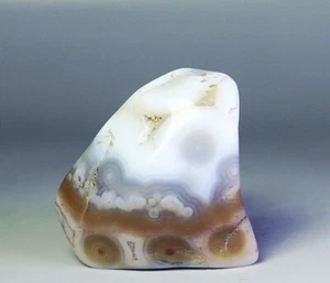 Natural Ocean Jasper Agate Eye Quartz Crystal Pendant Reiki Palm Stone Specimen - Picture 1 of 10