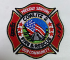 Cowlitz Fire Rescue 2 Washington WA 3" Patch U8