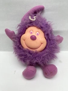 Vintage 1985 Purple Plush Sprite Rainbow Bright Toy 8" Animal Toy HTF - Picture 1 of 14