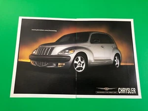 2000 2001 CHRYSLER PT CRUISER VINTAGE PRINT AD ADVERTISEMENT 2 PAGE - Bild 1 von 1