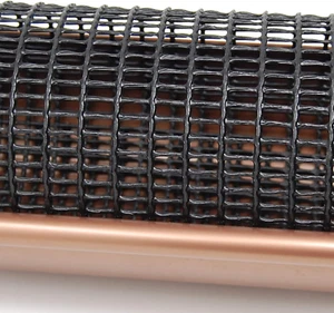 Rete in Plastica per Grondaie, Levex Tube, 5 Pezzi Da 1 M, Nero - Foto 1 di 12