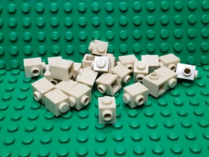 ** 25 CT LOT **  Lego NEW tan 1 x 1 W/ side stud   Lot of 25 - Picture 1 of 1