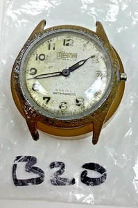 Vintage Men’s Miramar 17 Jewel Military Watch Good Balance Parts Repair READ - Picture 1 of 11