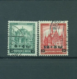 German Reich 463/4 Stamped Emergency Aid - Picture 1 of 1