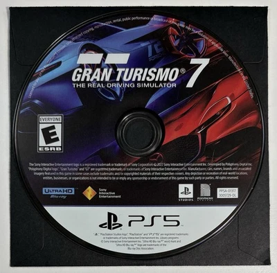 SOLO DISCO GRAN TURISMO 7 (SONY PLAYSTATION 5 PS5, 2022) - PROBADO FUNCIONA Foto 1 de 4