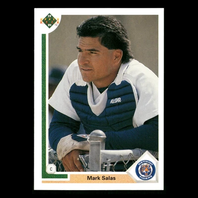 Mark Salas #205 1991 Upper Deck Detroit Tigers Baseball Card MLB - Image 1 of 3