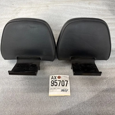 2013 - 2017 AUDI S5 left And RIGHT REAR SEAT HEADREST W/ BRACKET | BLACK LEATHE Foto 1 de 4