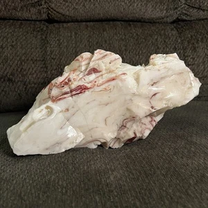 Escoria de vidrio grande roca roja blanca 9 lb 14 oz acuario paisaje - Imagen 1 de 9