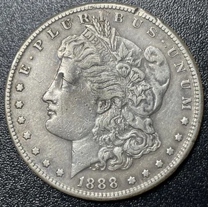 1888-S Morgan Silver Dollar $1 XF Details Better Date San Francisco - Picture 1 of 2