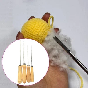 4x Doll Hair Rerooting Tool Hand Knitting Crocheting Craft Crochet Doll Tool - Picture 1 of 7