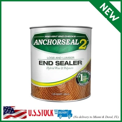 ANCHORSEAL 2 Log & Lumber end Grain Sealer - Prevents up to 90% of end Checks (D