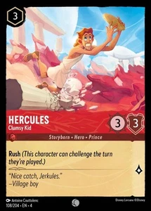 Hercules - Clumsy Kid (108) Foil Ursula's Return Disney Lorcana - Picture 1 of 1