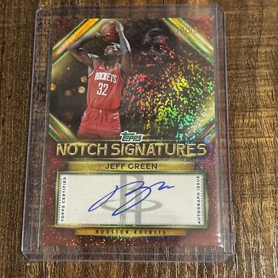 JEFF GREEN AUTO 2025-26 TOPPS NOTCH SIGNATURES /99 HOUSTON ROCKETS #TNS-JG - Image 1 of 3