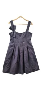 CUE Vintage style Slate Grey Dress High Waisted A-line (Size US 10, AUS 12) - Picture 1 of 3
