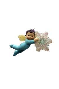 Vtg Holiday Hallmark Keepsake 2002 Baby Estrella Frostlight Faeries Collection - Picture 1 of 4
