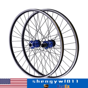 27.5'' Aluminum Alloy Front+Rear Wheelset Wheel Mountain Bike Rim Disc Brake MTB - Picture 1 of 12
