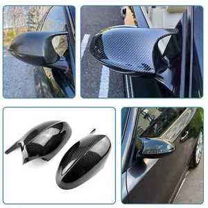 Par de tapas de espejo para puerta lateral de fibra de carbono M3 de fibra de carbono para BMW E90 E91 E92 E93 PRE-LCI - Imagen 1 de 14
