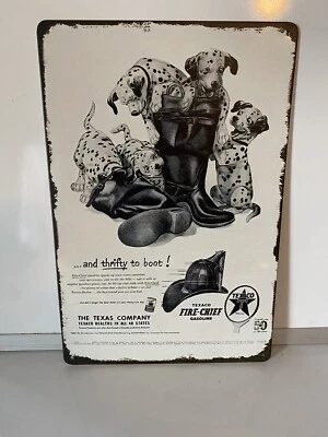 Letrero de metal Texaco - Sky Chief gasolina - anuncio - estilo vintage Foto 1 de 4