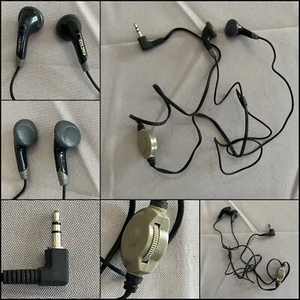 CUFFIE AURICOLARI HEADSET GOLDVIP UNIVERSALI COLORE NERO - Zdjęcie 1 z 7